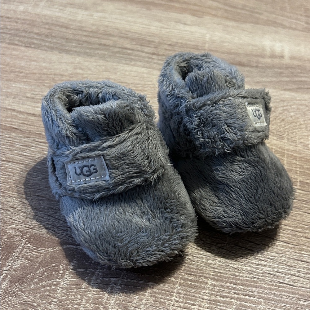 UGG Charcoal Baby Booties